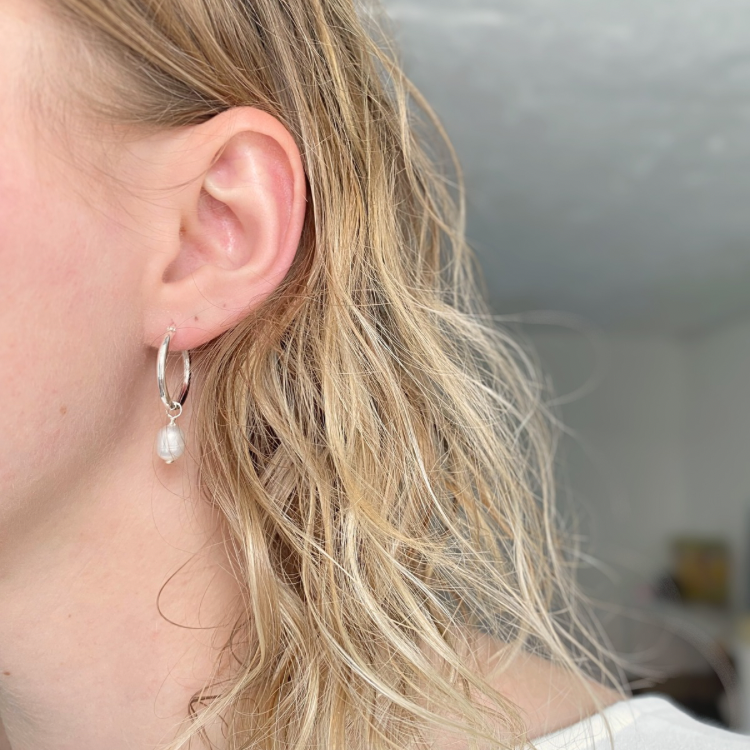 Pernille øreringe - Sølv