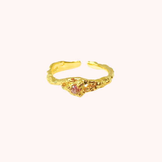 Nicoline fingerring - Guld