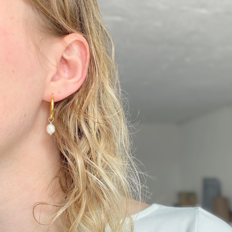 Pernille øreringe - Guld